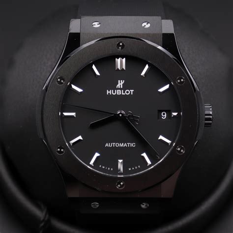 hublot classic fusion ceramic black magic watch|hublot classic fusion price.